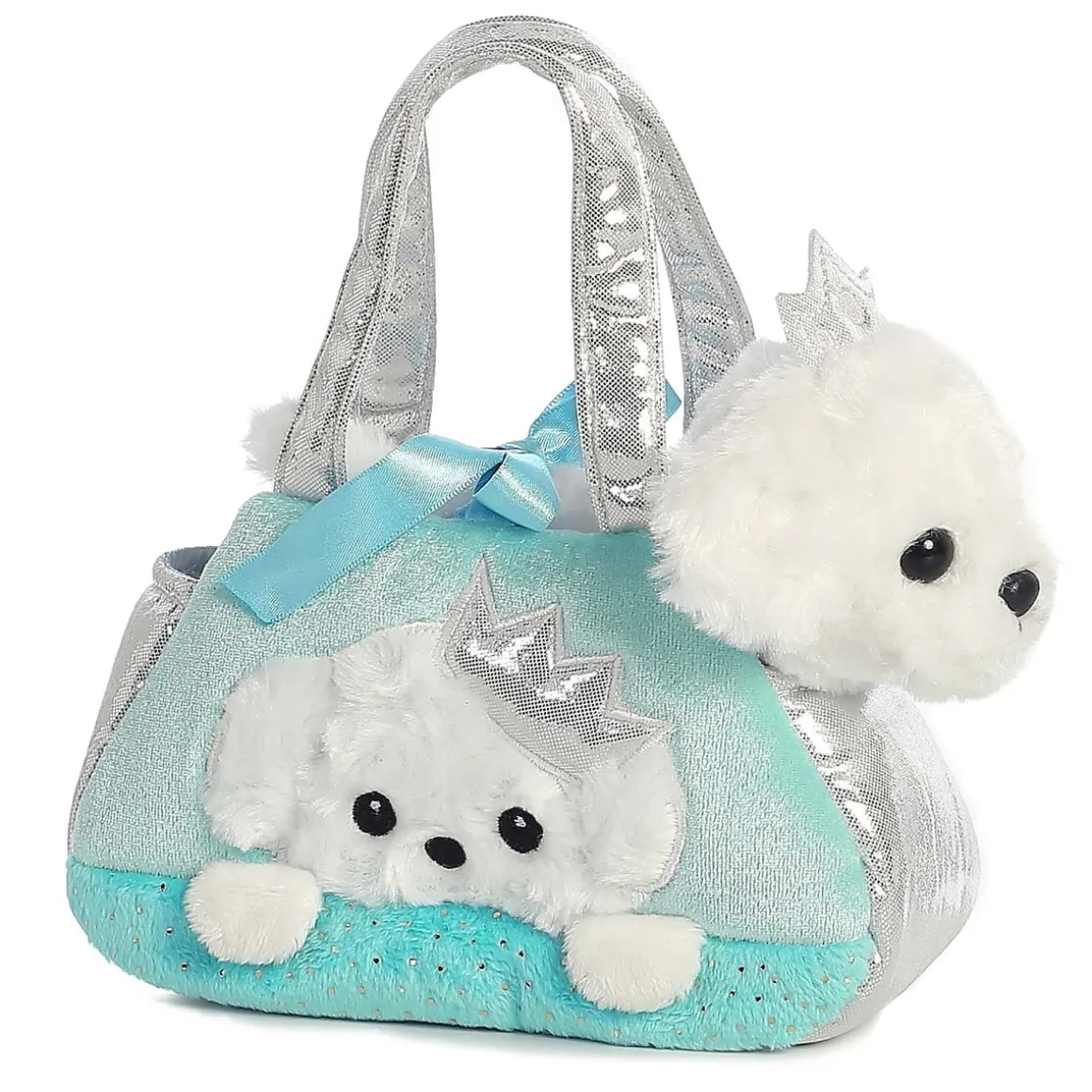 7in Peek-A-Boo Princess Puppy Fancy Pals Plush Animal By Aurora
