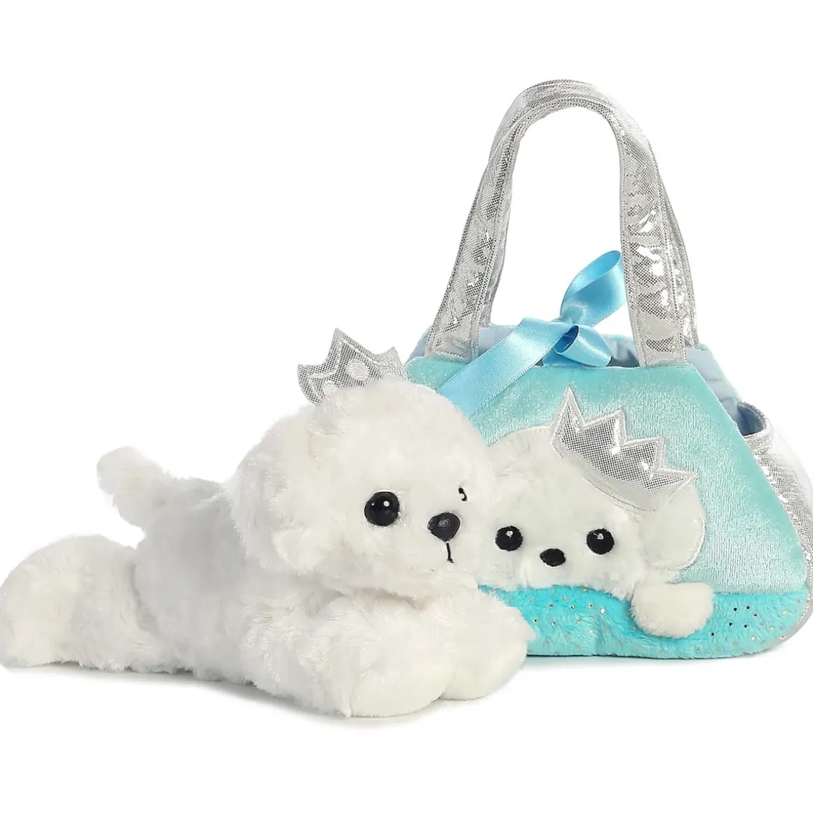 7in Peek-A-Boo Princess Puppy Fancy Pals Plush Animal By Aurora