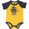Infant John Deere Construction Let's Build Skidloader Shortsleeve Onesy