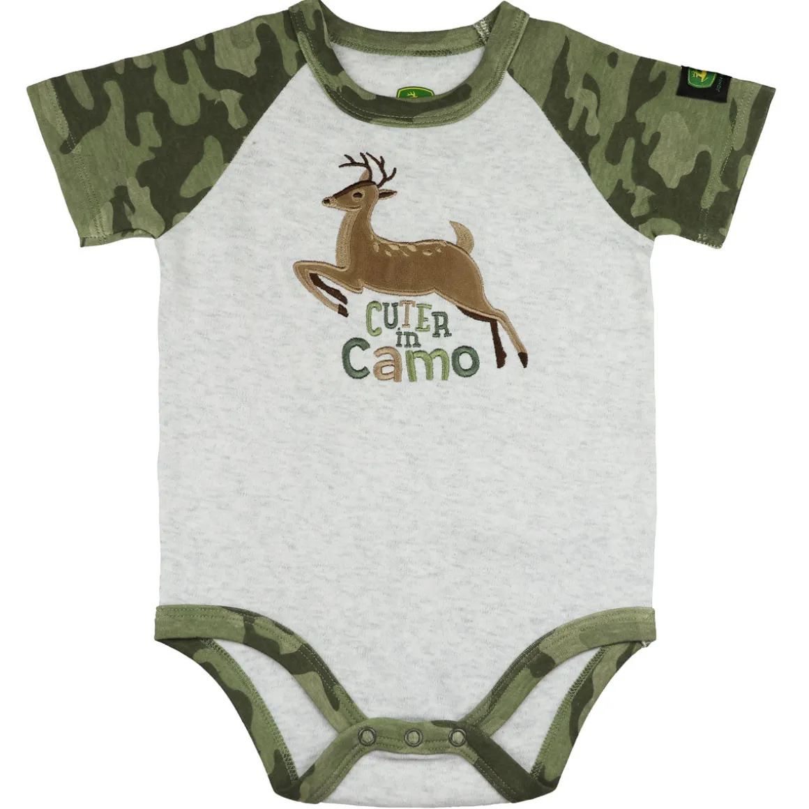 Infant John Deere Cuter in Camo Bodyshirt