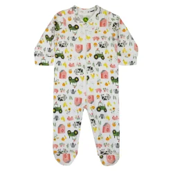 Infant John Deere Farm Elements Zip-Up Coverall Pajamas