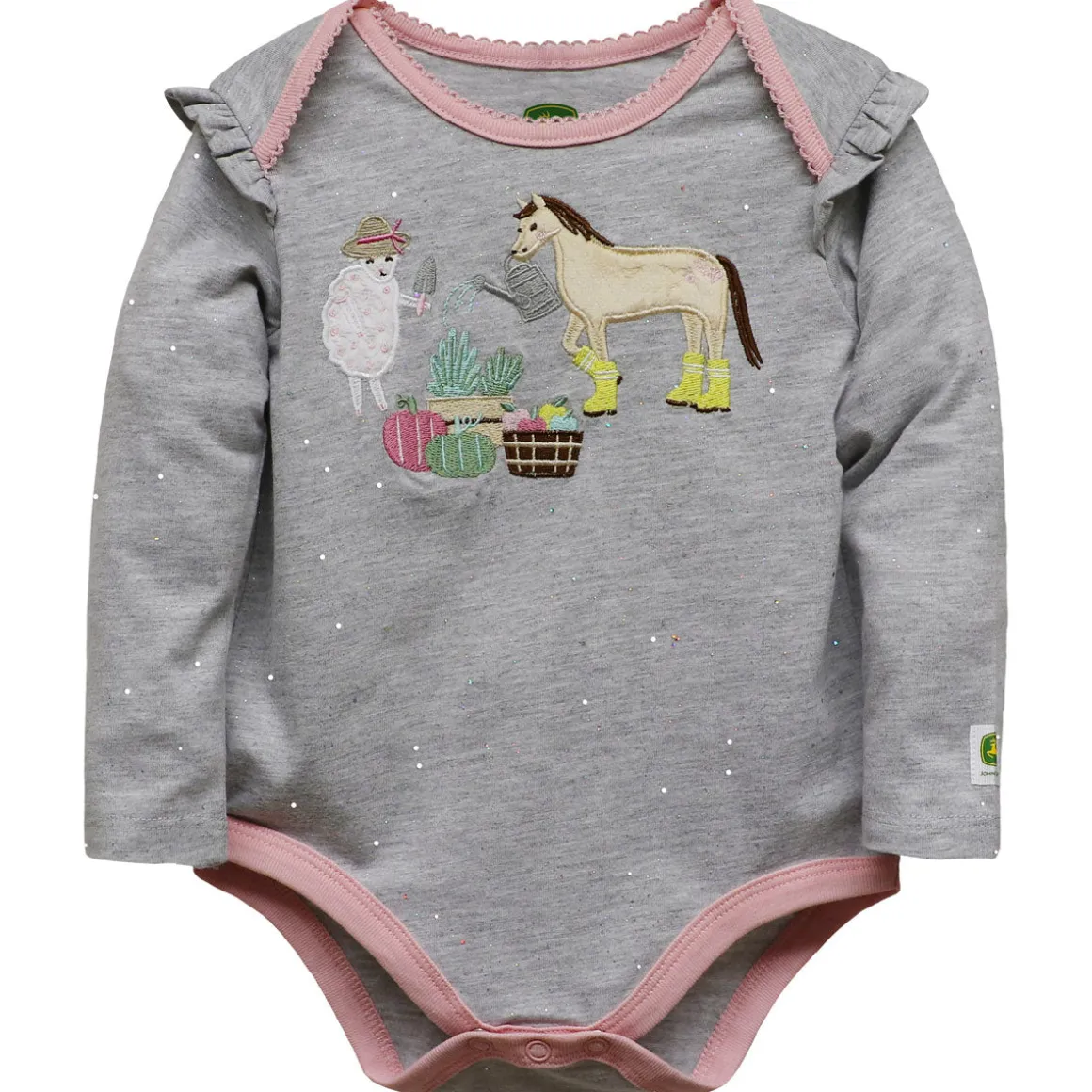 Infant John Deere Garden Friends Long Sleeve Bodyshirt