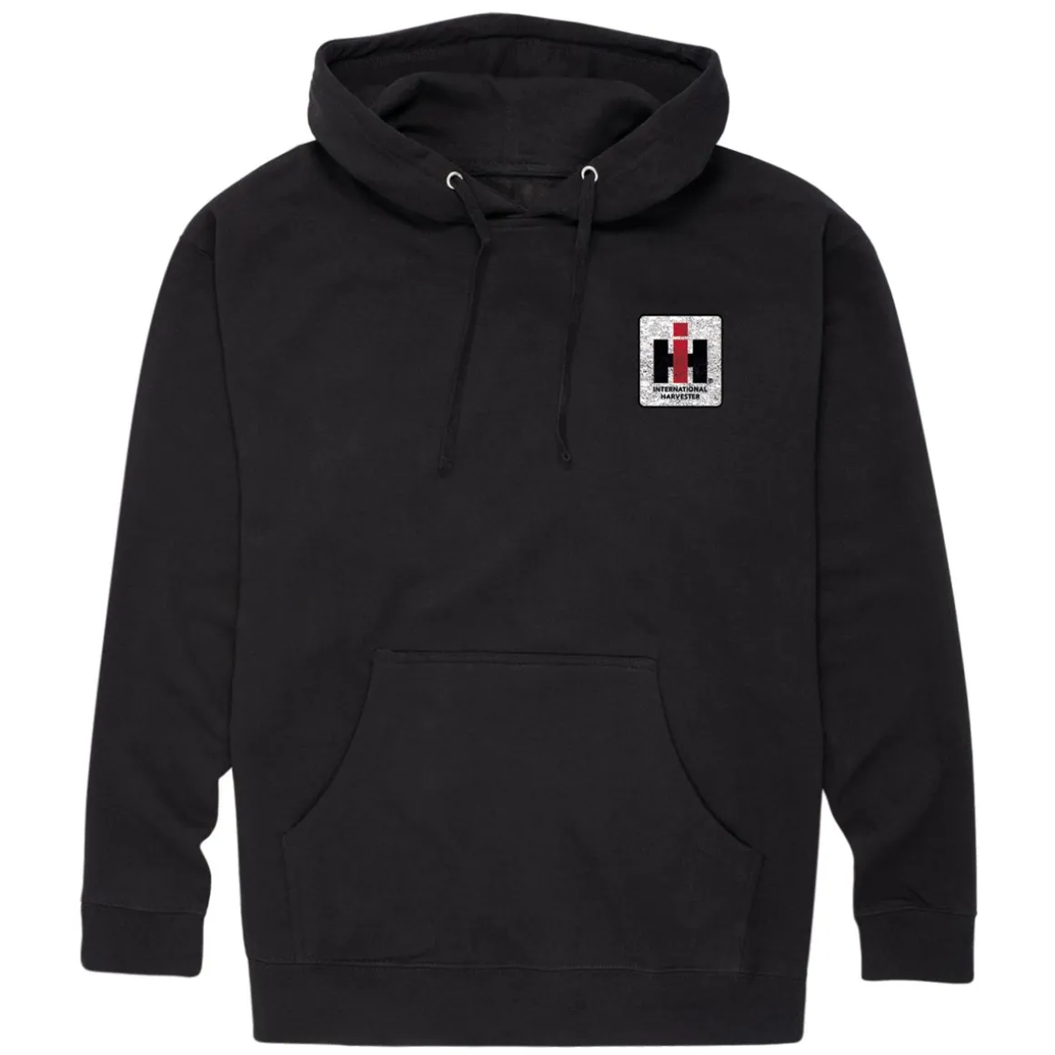 International Harvester Classic Turbo Adult Black Hooded Sweatshirt