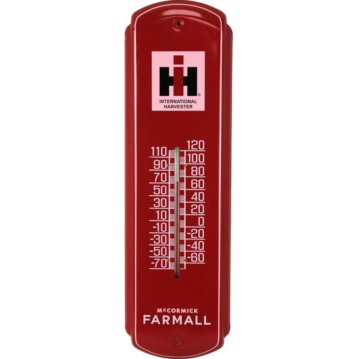 International Harvester Farmall 17" Metal Thermometer