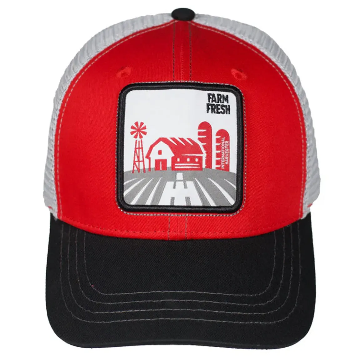 International Harvester Farm Fresh Patch Mesh Back Trucker Hat