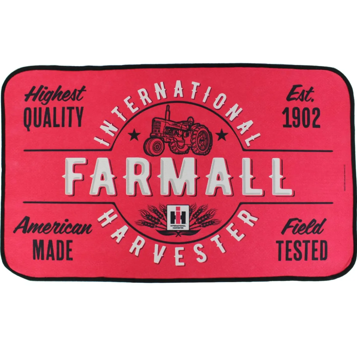 International Harvester Farmall Est. 1902 Doormat, 30in x 17.75in