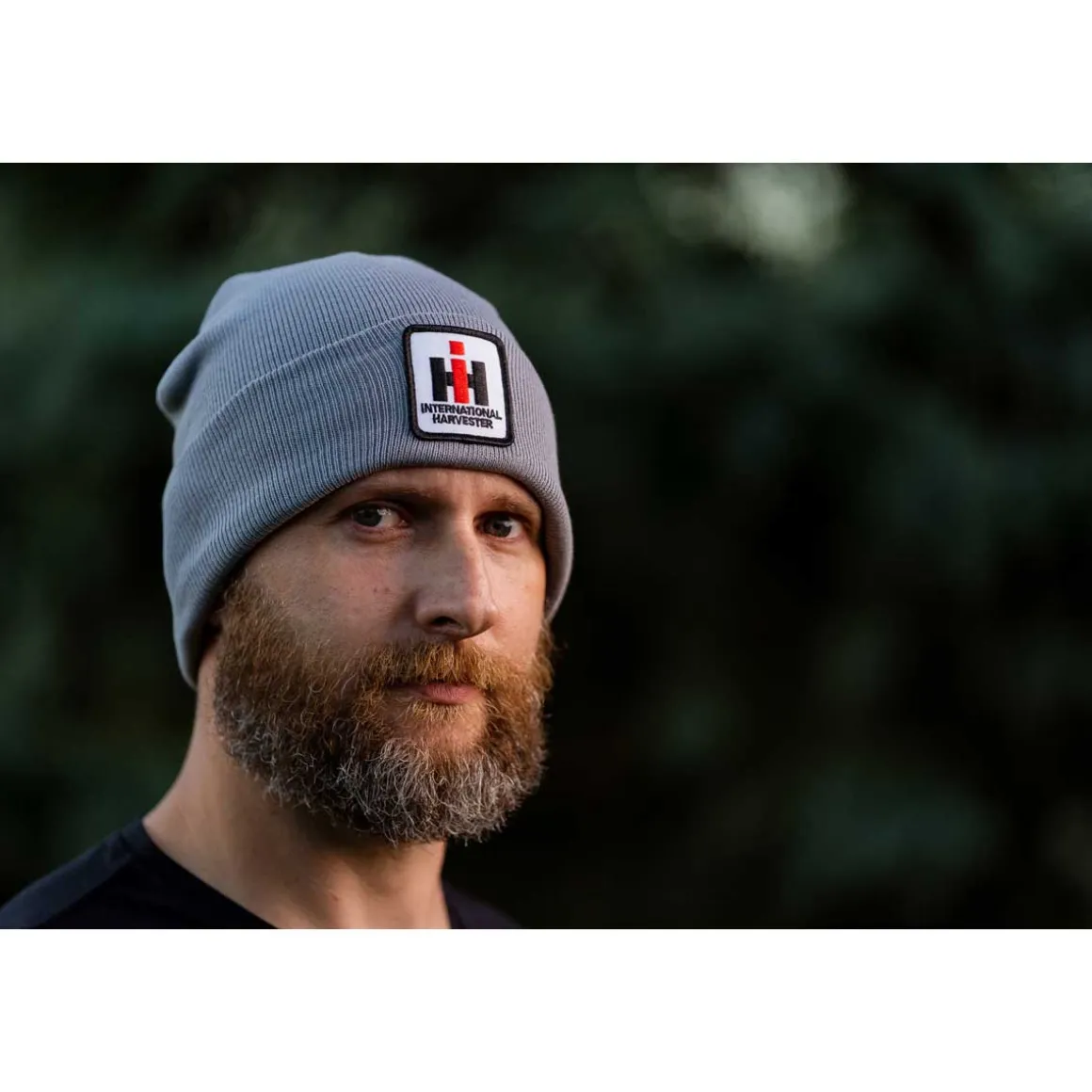 International Harvester Logo Gray Beanie Hat