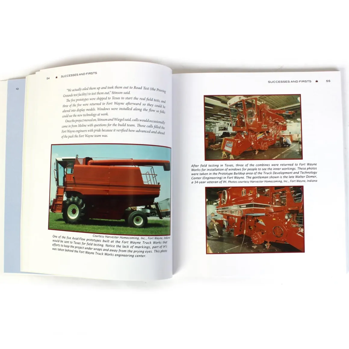 International Harvester Successes and Industry Firsts 1940-1980, Color 172 Page Book by Paul Wallem