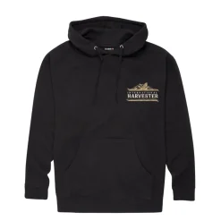 International Harvester Vintage Style Black Hooded Sweatshirt