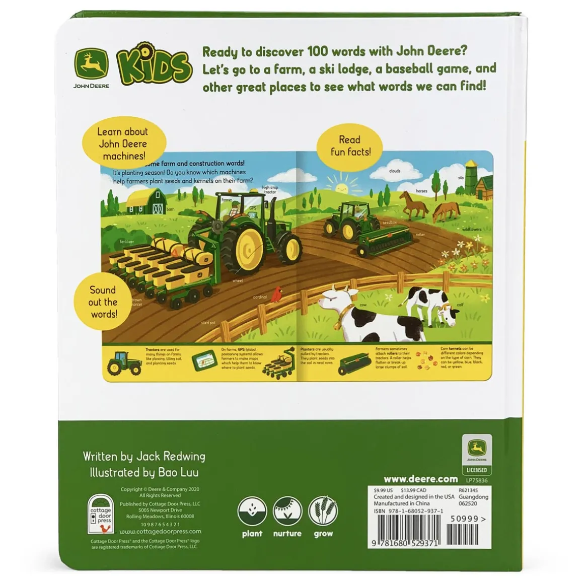 John Deere 100 First Words Board Book