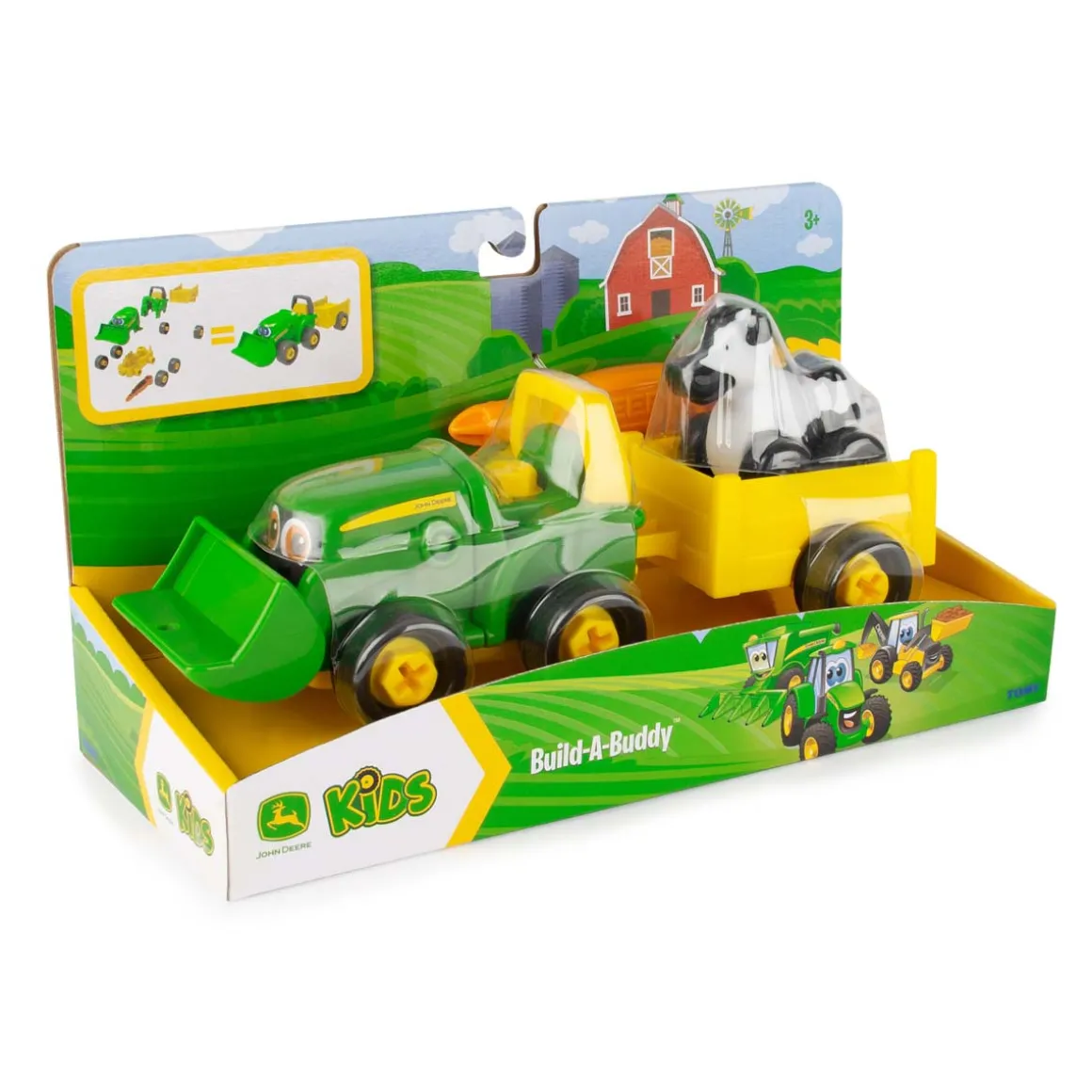John Deere Bonnie Build-a-Buddy with Wagon and Cow