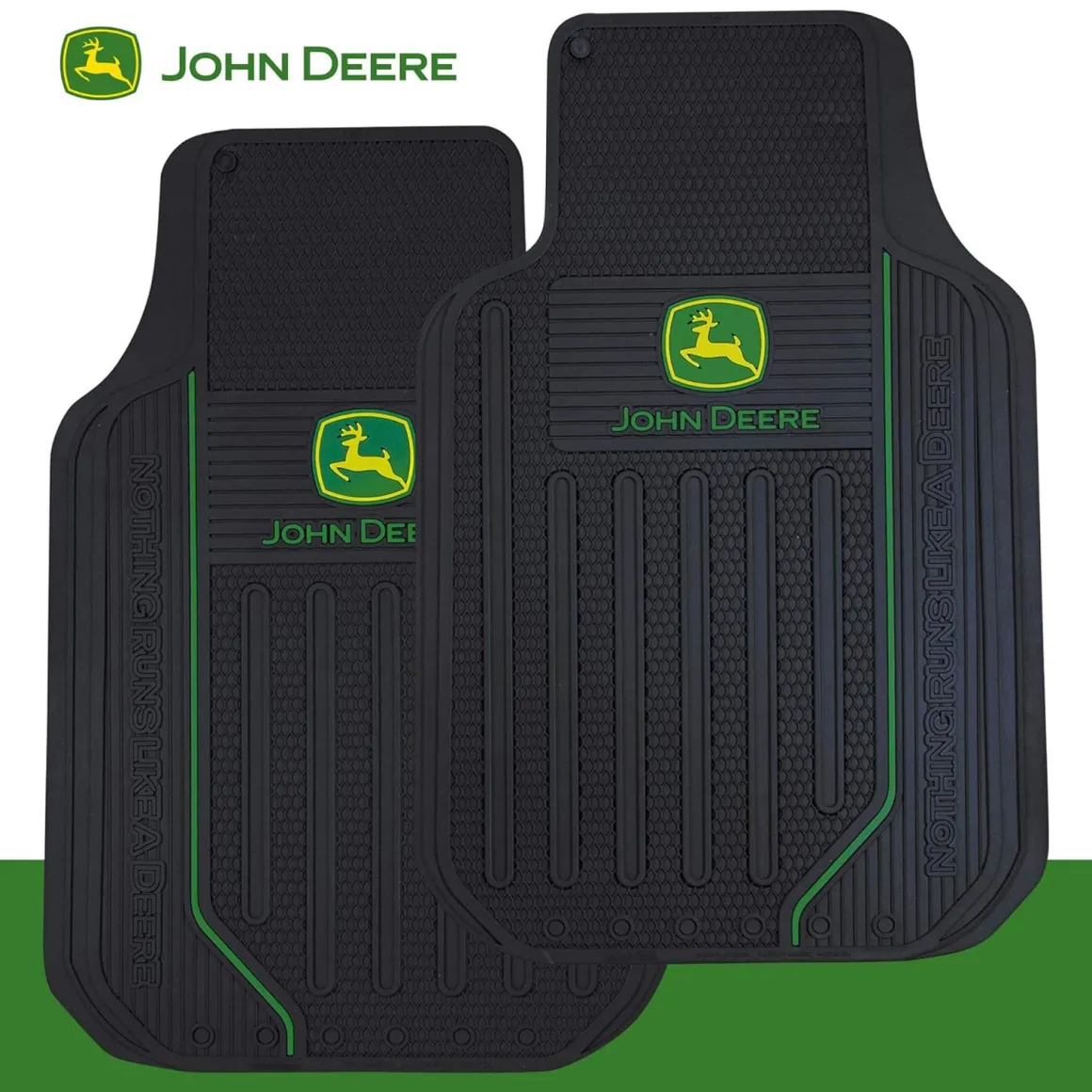 John Deere Elite Floor Mat Set