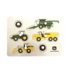 John Deere Equipment 12in x 9in Wooden Puzzle
