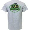 John Deere Equipment RX Tractor Heather Gray Short Sleeve T-Shirt