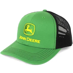 John Deere Green & Black Mesh Back Hat
