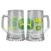 John Deere Historical Trademark Glass Mug