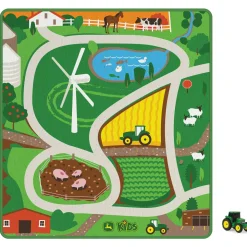John Deere Kids Playmat with Tractor & Agriculture Theme