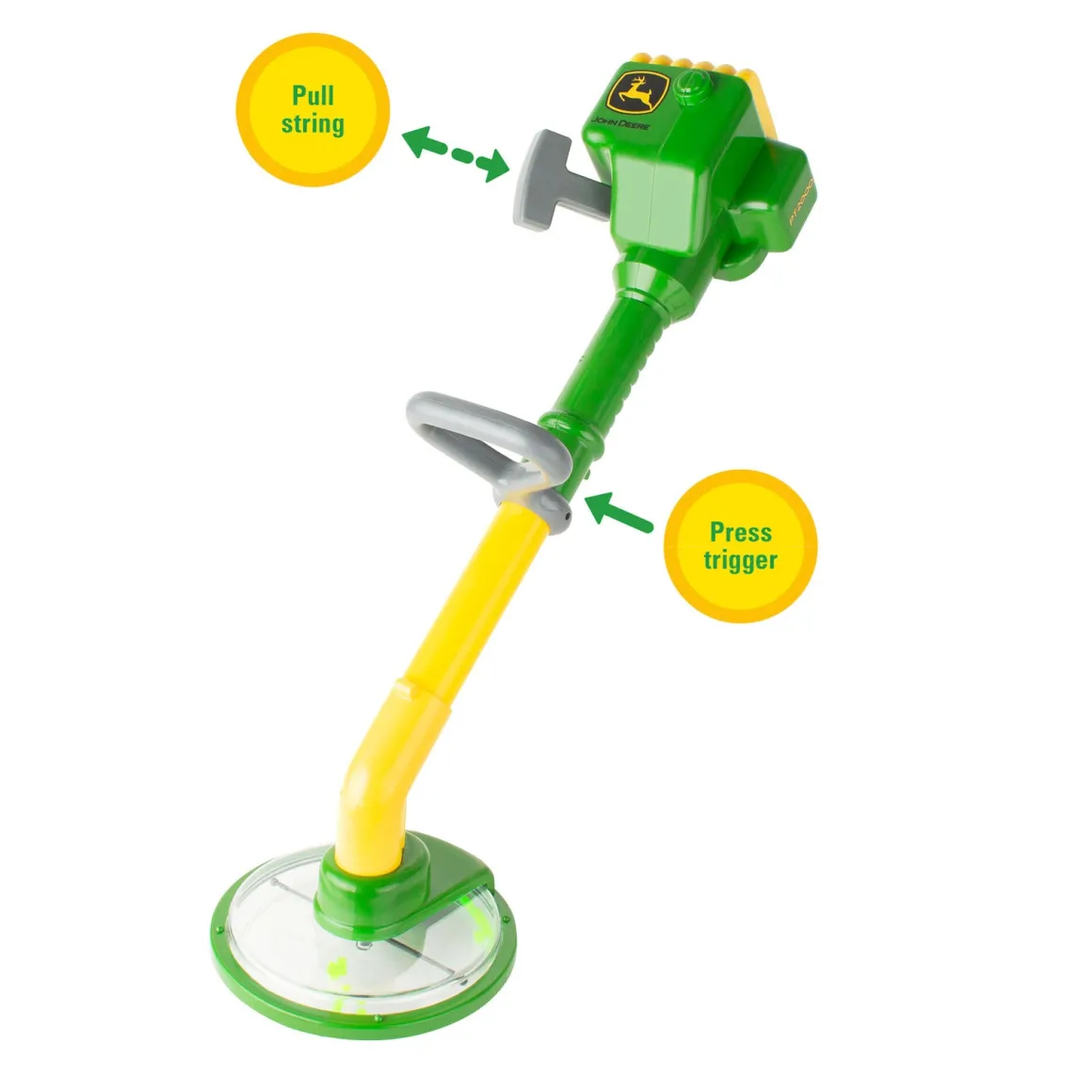 John Deere Kids Power Trimmer (No Batteries Required)