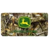 John Deere Logo Camo 6" x 12" Metal License Plate