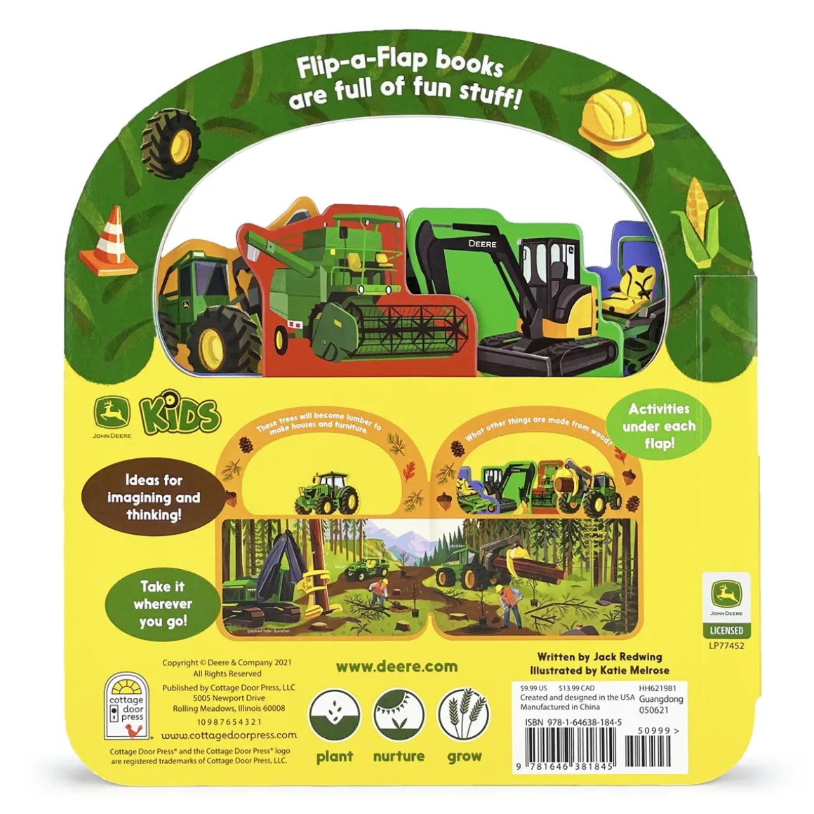 John Deere Machines at Work Flip-a-Flap Book