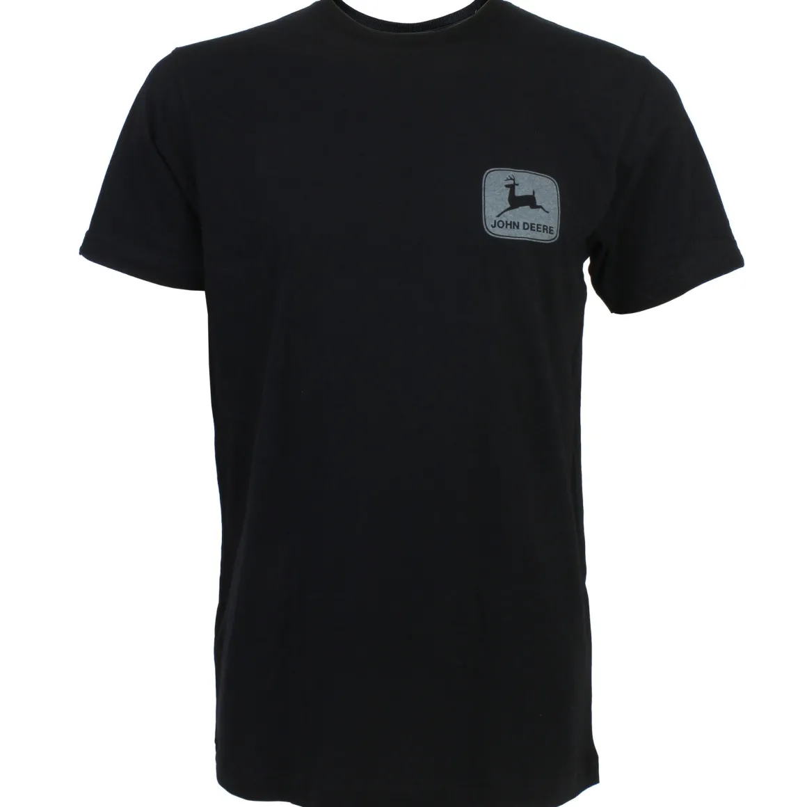 John Deere Nothing Runs Like a Deere Black Short Sleeve T-Shirt