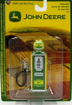 John Deere 1950s Diecast Green Gas Pump (3.5 inches)