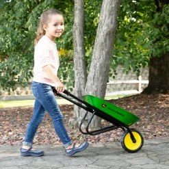 John Deere Steel Wheel Barrow