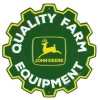 John Deere Tire Shape Logo 11.5" Metal Sign