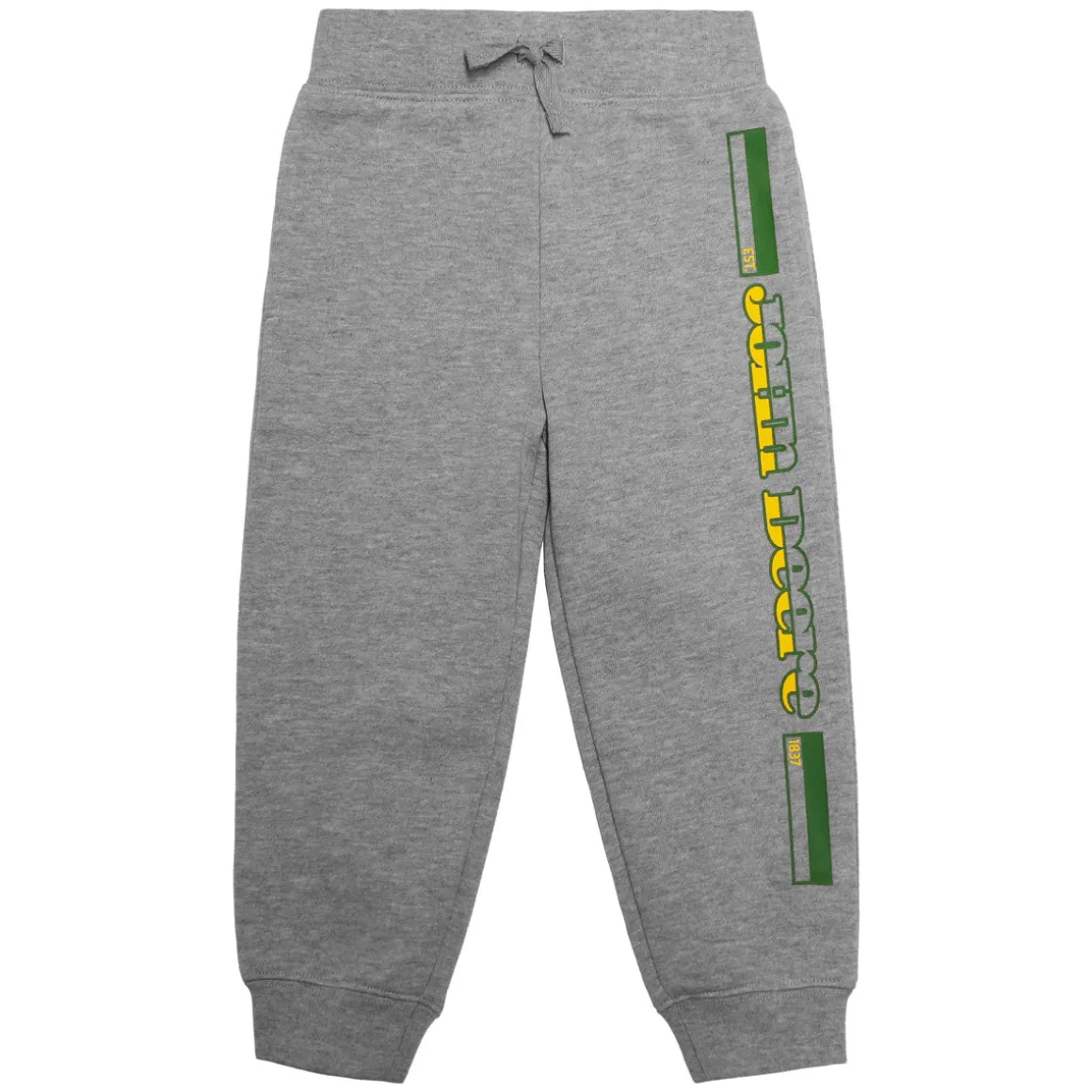 John Deere Toddler Fleece Light Gray Jogger Sweatpants