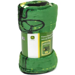 John Deere Vintage Logo 50in x 70in Throw Blanket