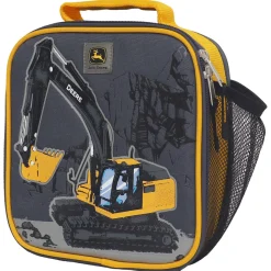 Kids Ombre Blue John Deere Excavator Backpack & Lunchbox