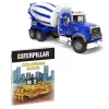 Kit ~ 1/16 Bruder MACK Granite Cement Mixer + Caterpillar Coloring Book