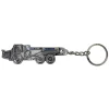 Komatsu HM400 Dump Truck Embossed Metal Keychain