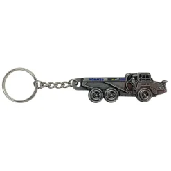 Komatsu HM400 Dump Truck Embossed Metal Keychain