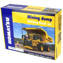 Komatsu Mining Dump 1256+ Piece Building Block Set by First Gear, Inc.
