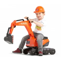 Kubota KX080-4 Ride On Excavator with Helmet and Opening Seat