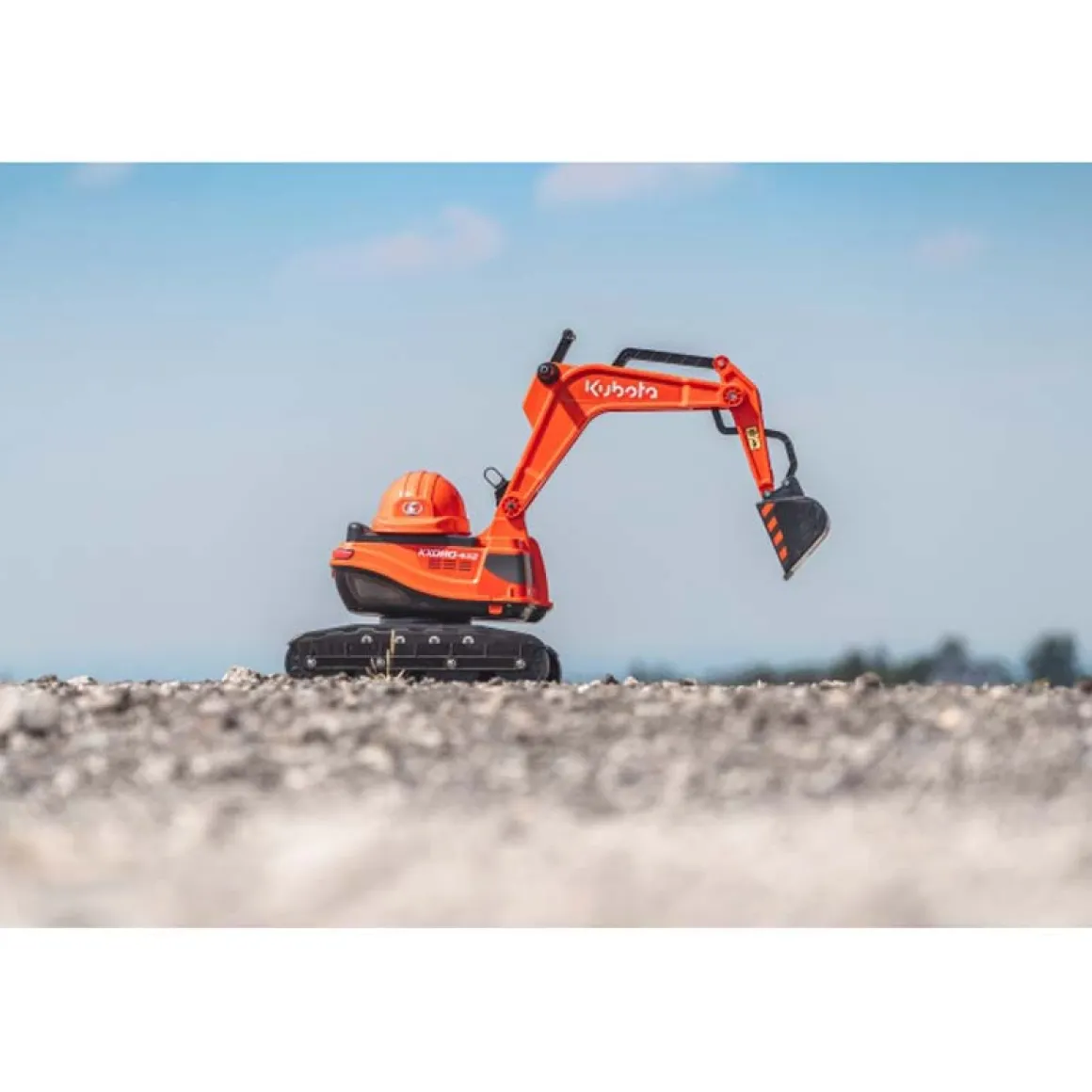 Kubota KX080-4 Ride On Excavator with Helmet and Opening Seat
