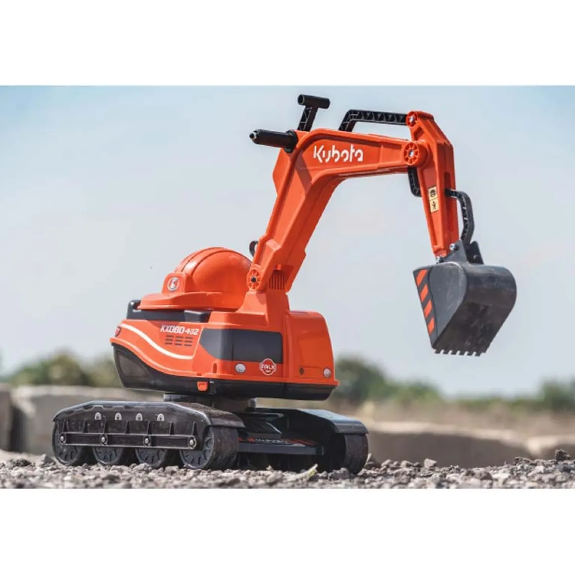 Kubota KX080-4 Ride On Excavator with Helmet and Opening Seat