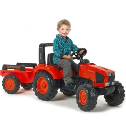Kubota M135GX Pedal Tractor with Trailer by Falk