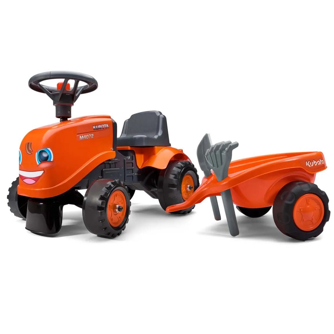 Kubota Ride-On Tractor with Trailer & Garden Tools