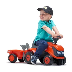 Kubota Ride-On Tractor with Trailer & Garden Tools