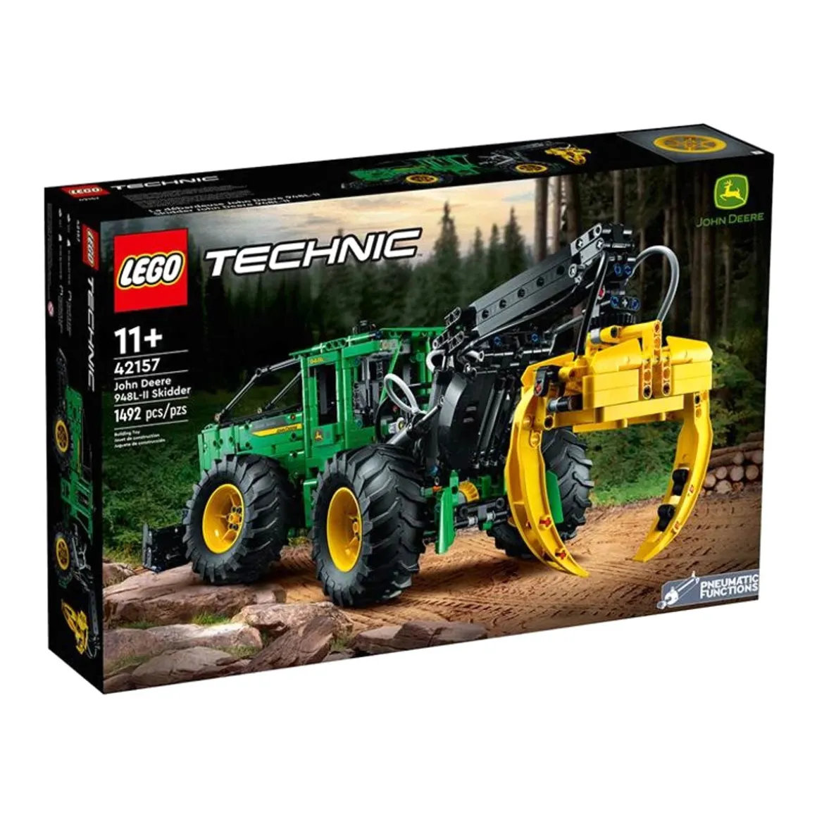 LEGO® Technic™ John Deere 948L-II Skidder 1492 Piece Building Toy Set