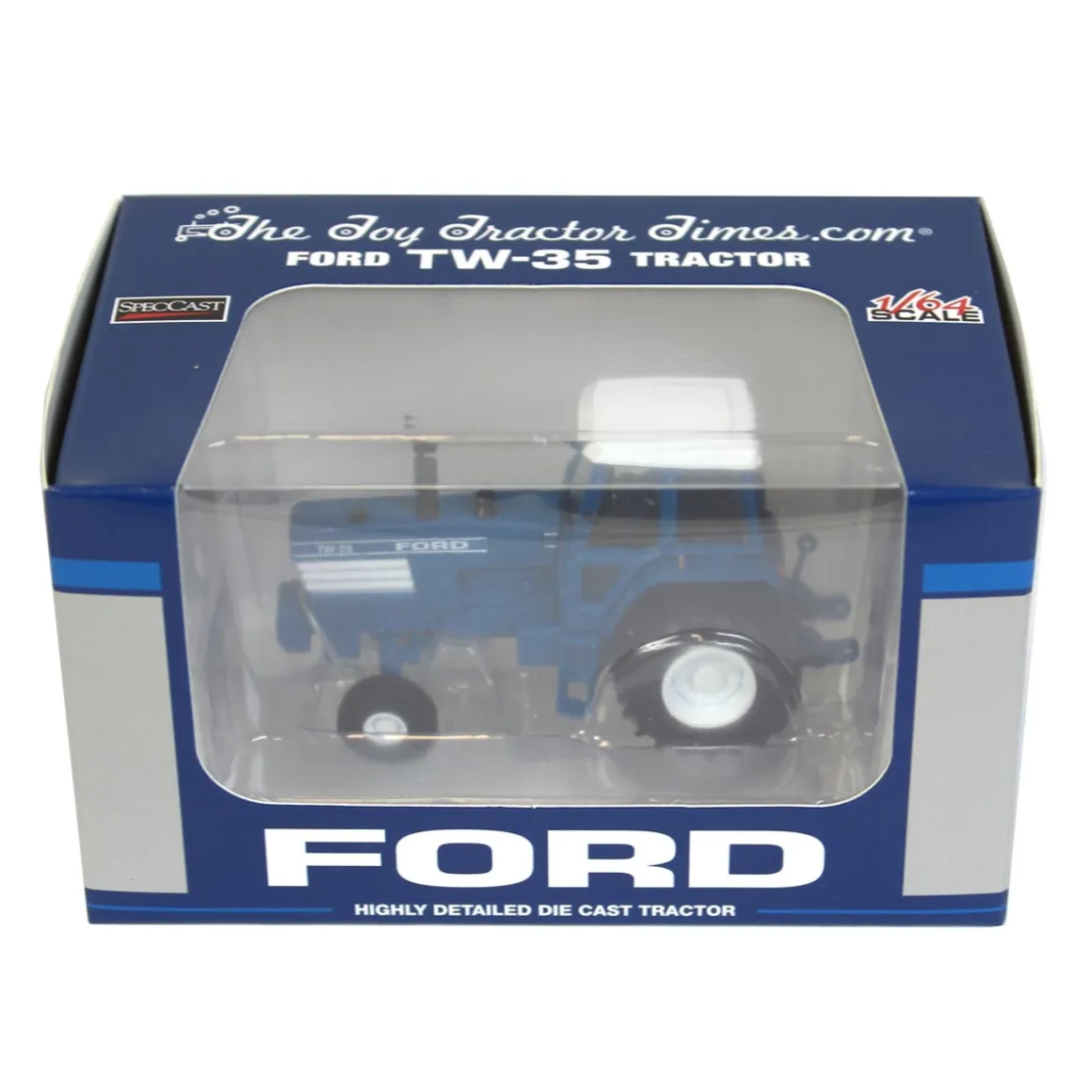 Limited Edition ~ 1/64 High Detail Ford TW-35 Cab with 2WD and Rear Singles, Toy Tractor Times