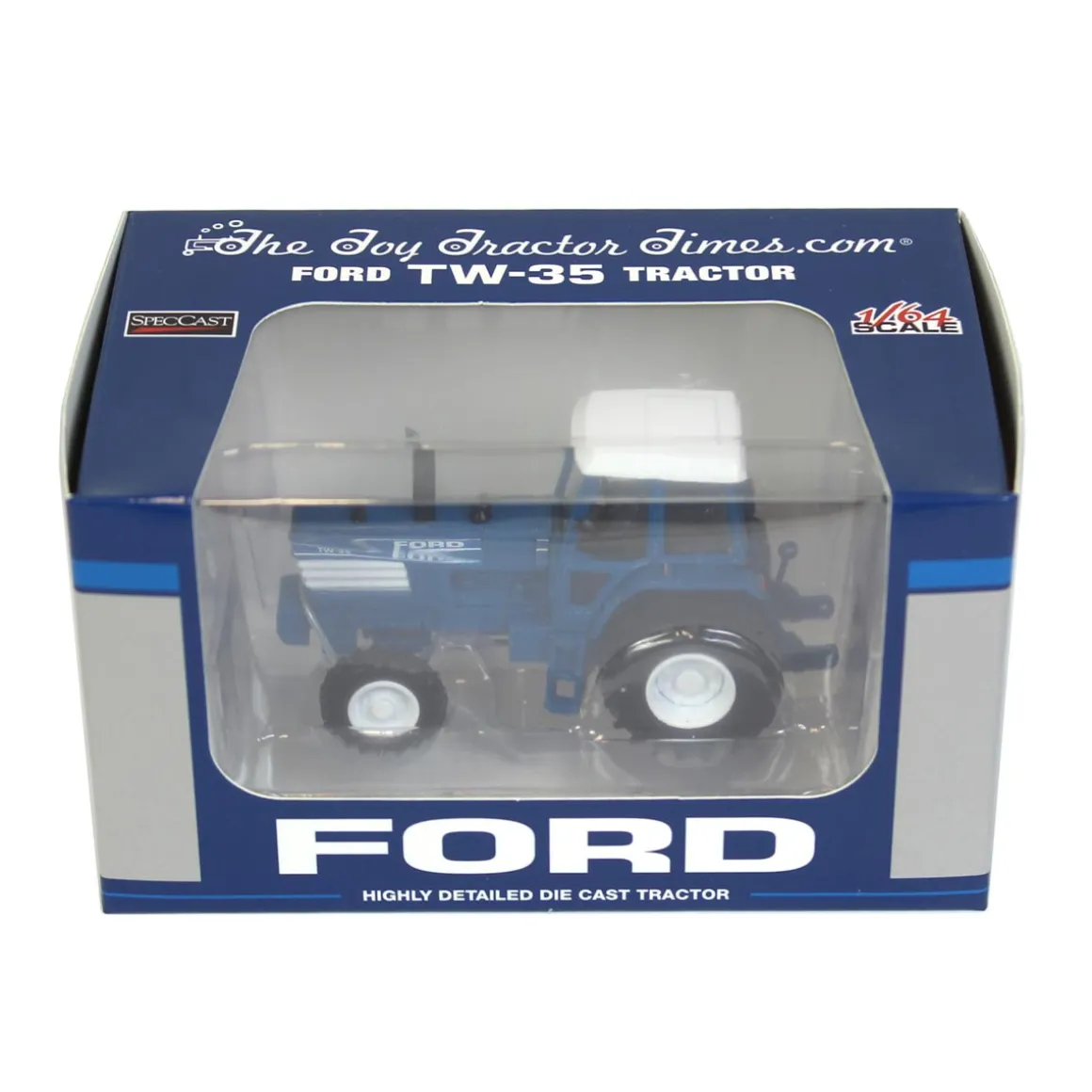 Limited Edition ~ 1/64 High Detail Ford TW-35 Cab with FWA and Rear Singles, Toy Tractor Times