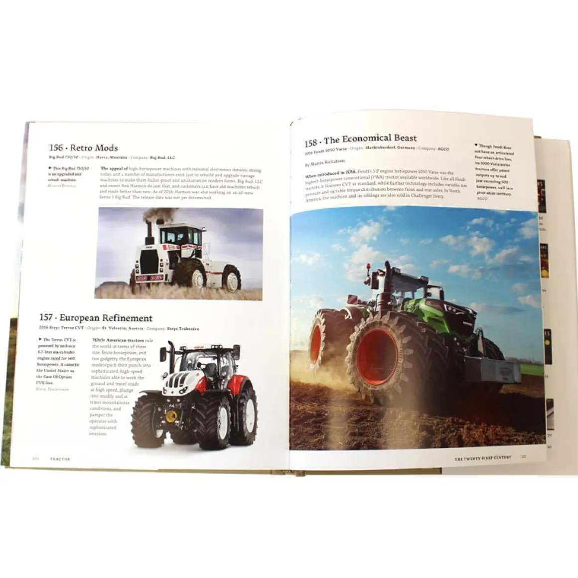 Limited Edition Red Cover Tractor Book by Lee Klancher