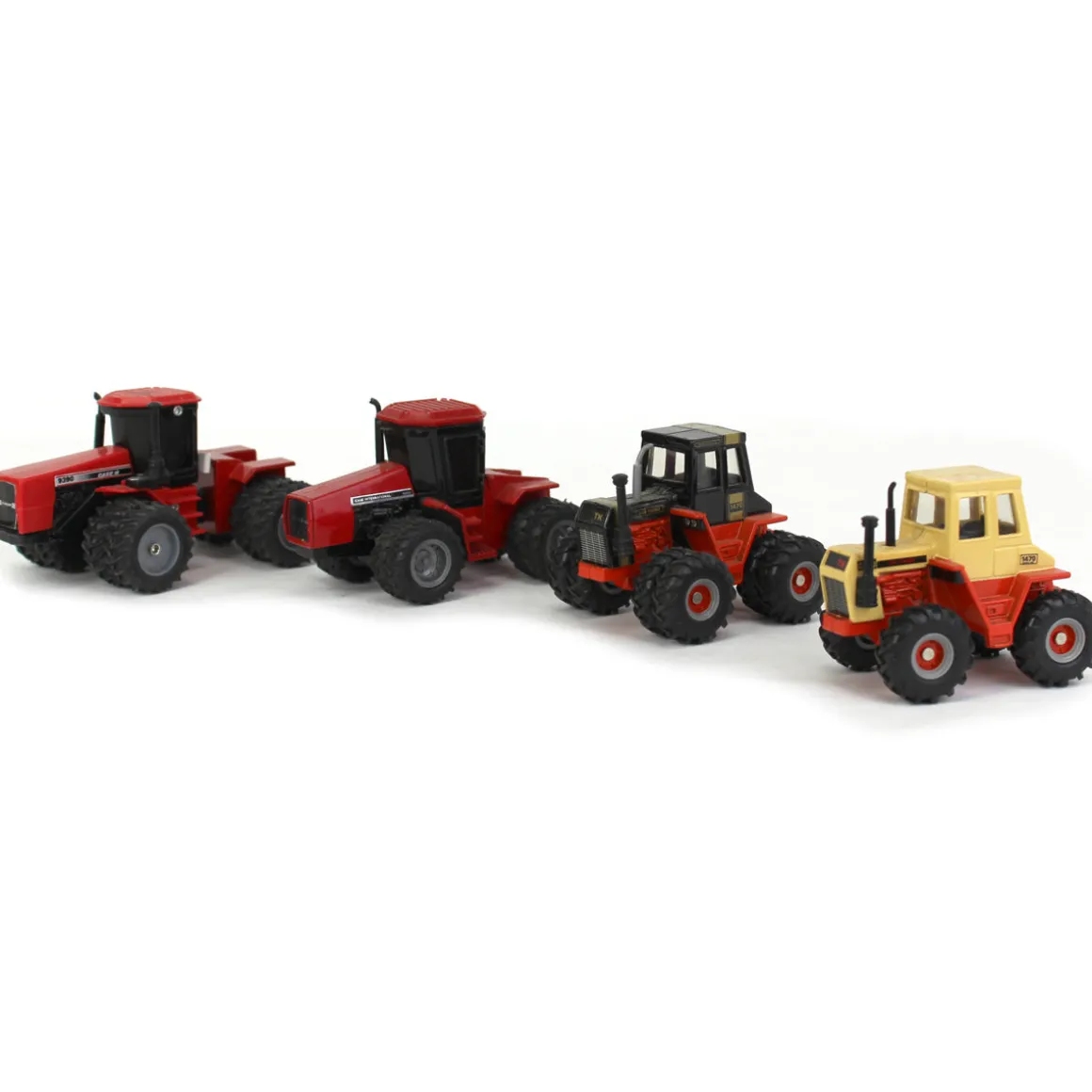 Lot of (4) 1/64 Case Tractors