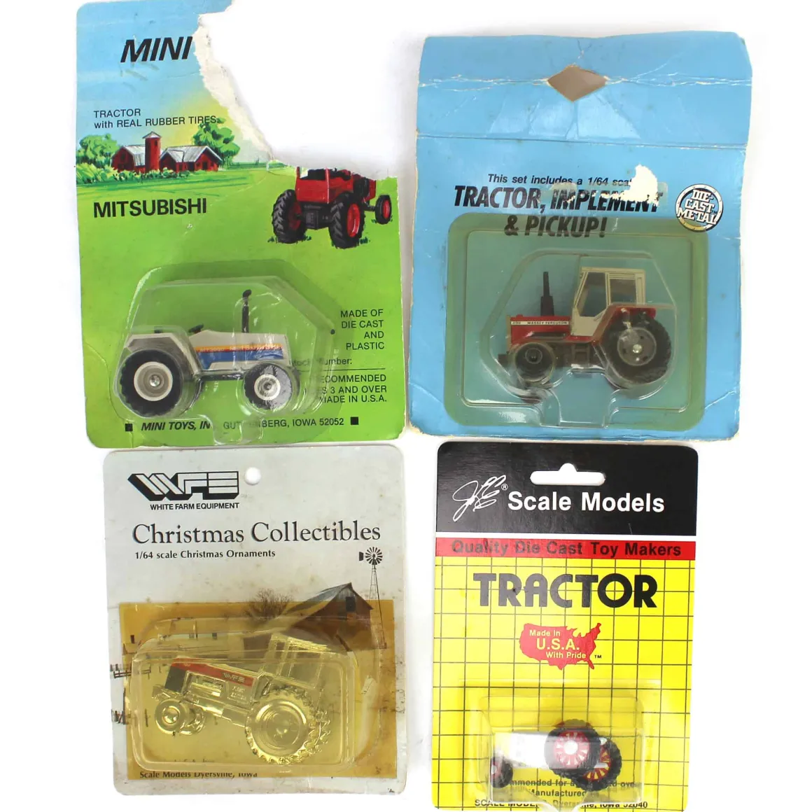 Lot of (4) 1/64 Tractors
