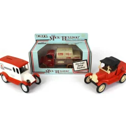 Lot of (3) Die-cast Delivery Truck Banks - SOLD AS-IS