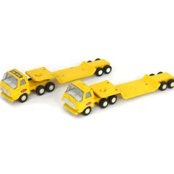 Lot of (2) Tonka Trucks and Lowboy Trailers