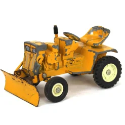 Lot of (1) Yellow ERTL Tractor with Blade